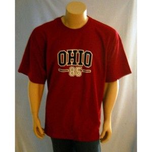 OHIO STATE UNIVERSITY Y2K T Shirt UniSex Small Buckeyes  "85" NCAA Red